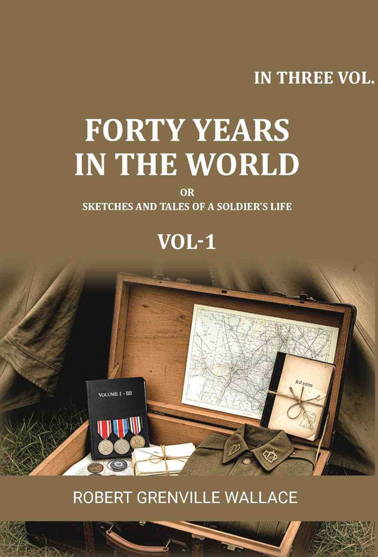 Forty Years in the World: Or, Sketches and Tales of a Soldier's Life (3 Vols. Set) - Gyan Books