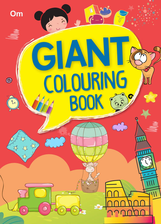 Giant Colouring Book (Binder) - Om Books