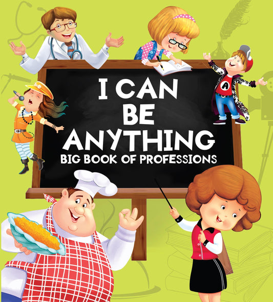 I Can Be Anything Big Book of Professions 1 (Binder) - Om Books