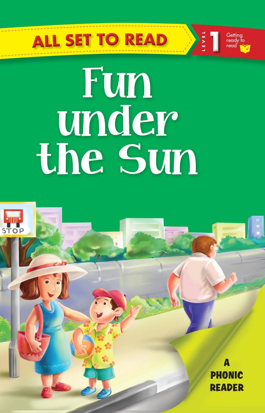 All set to Read A Phonics Reader Fun under the Sun - Om Books