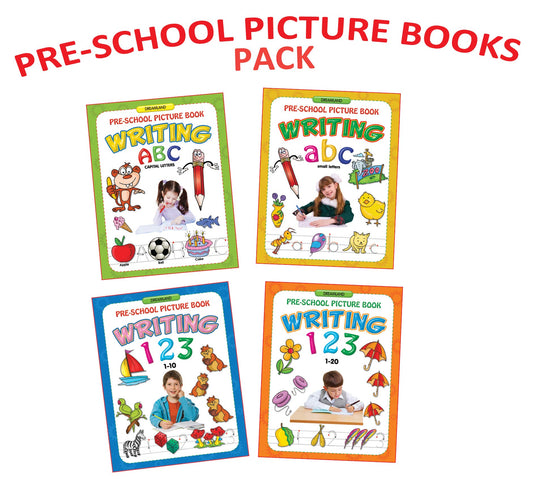 Dreamland Pre- School Picture Books - Alphabet and Number Writing Pack