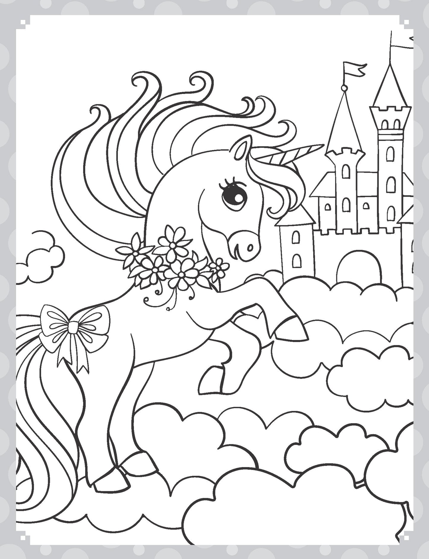 Dreamland Publications My Ultimate Unicorns Colouring Fun Book with Free Crayons : Children's Colouring Book