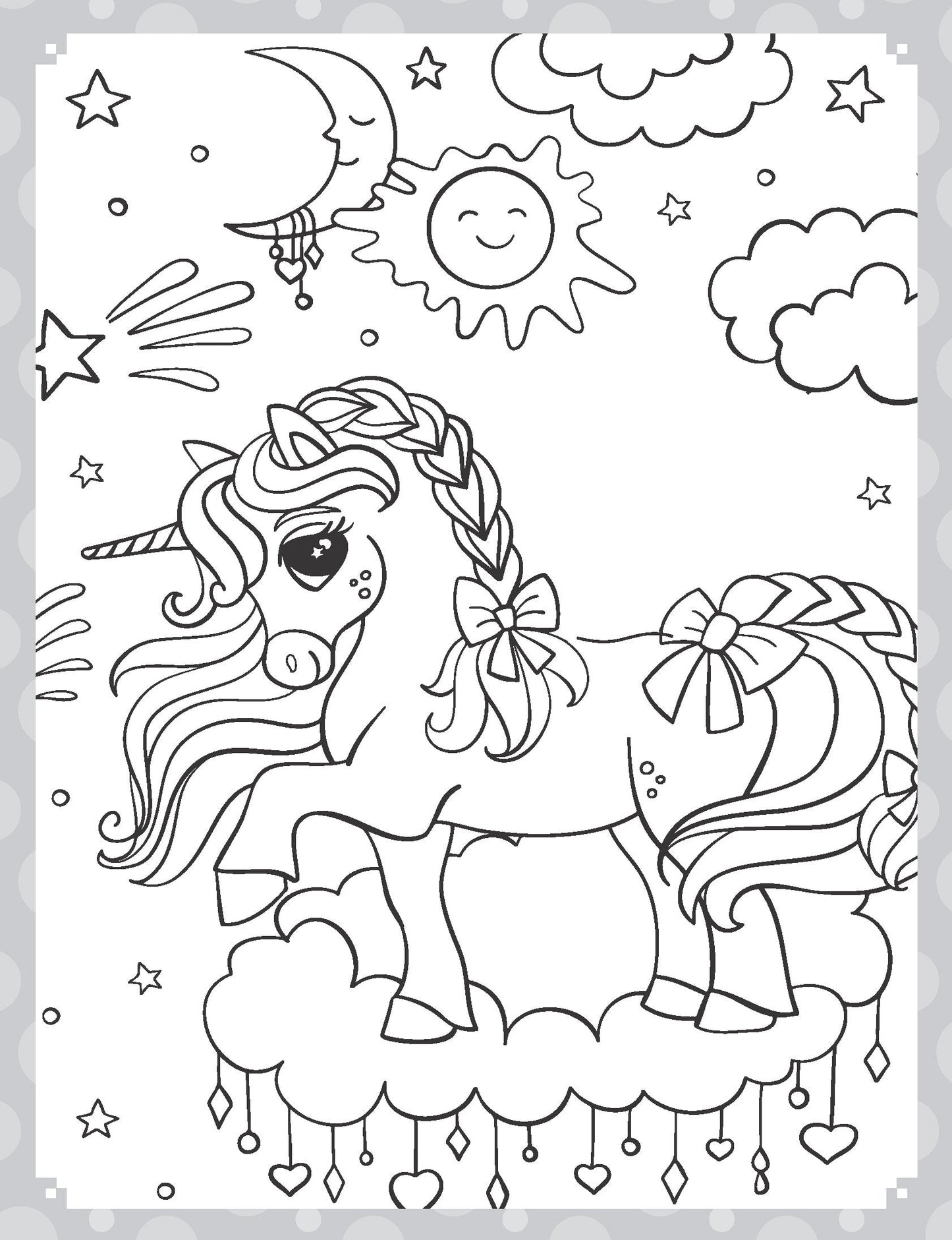 Dreamland Publications My Ultimate Unicorns Colouring Fun Book with Free Crayons : Children's Colouring Book