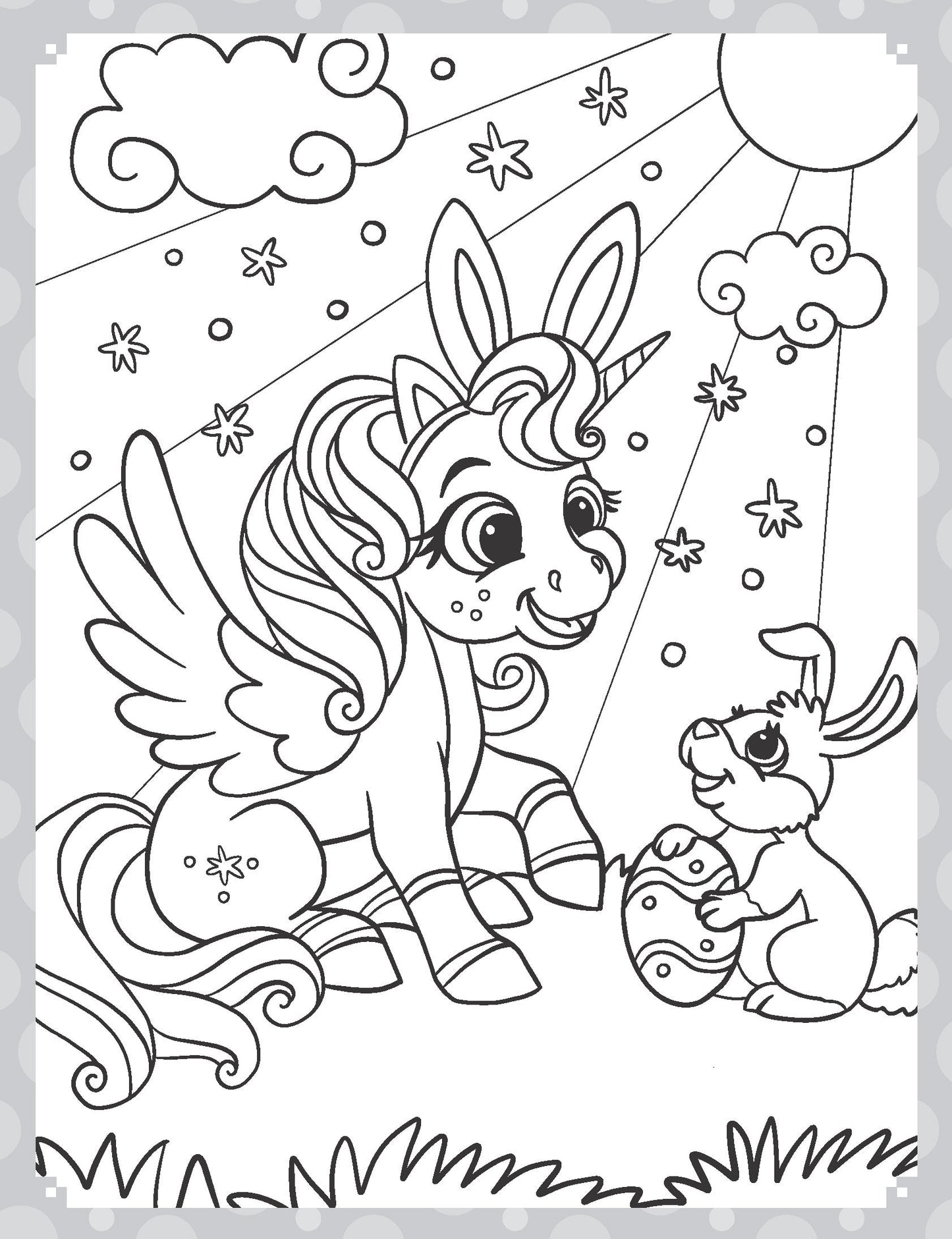 Dreamland Publications My Ultimate Unicorns Colouring Fun Book with Free Crayons : Children's Colouring Book