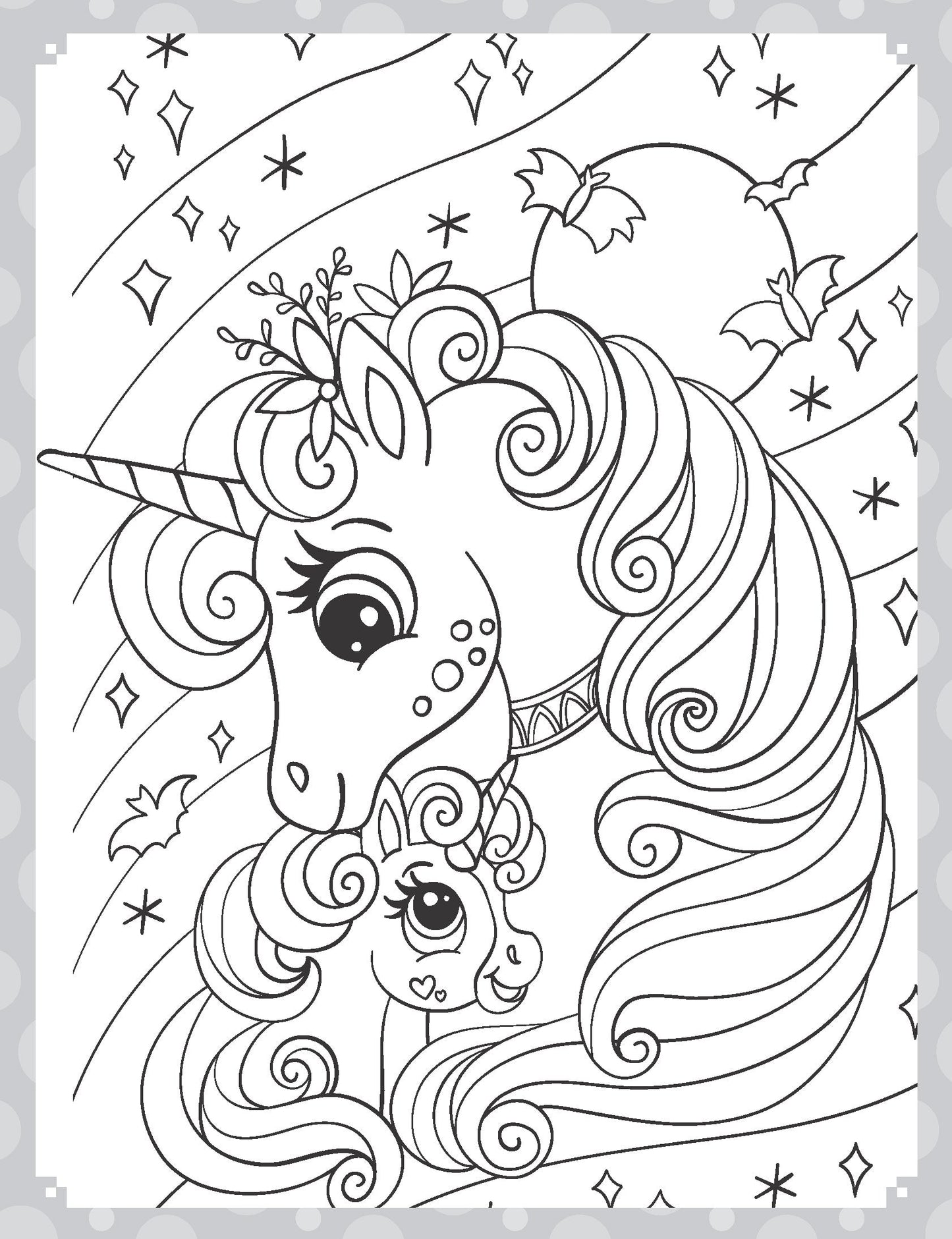 Dreamland Publications My Ultimate Unicorns Colouring Fun Book with Free Crayons : Children's Colouring Book
