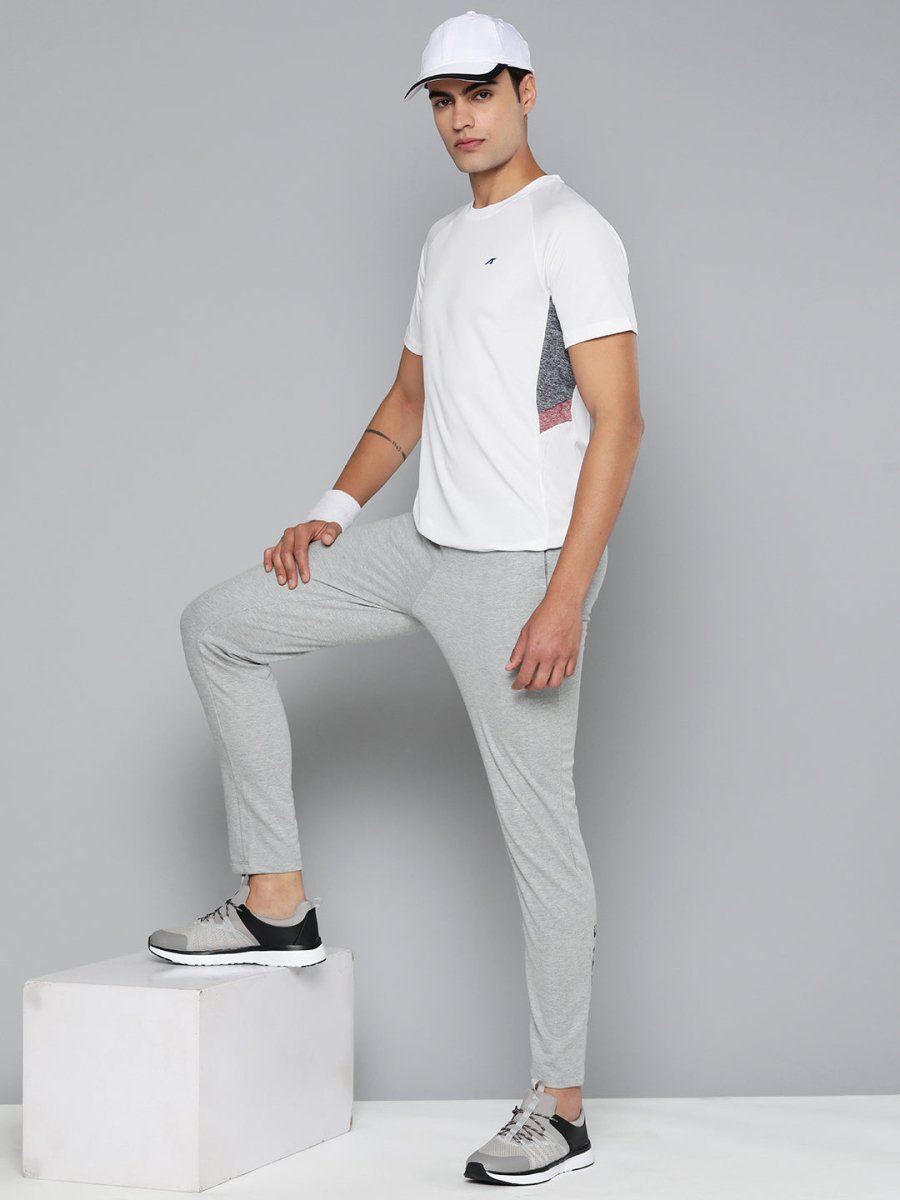 Alcis Men Colourblocked Dry Tech Slim Fit Sports T-shirt
