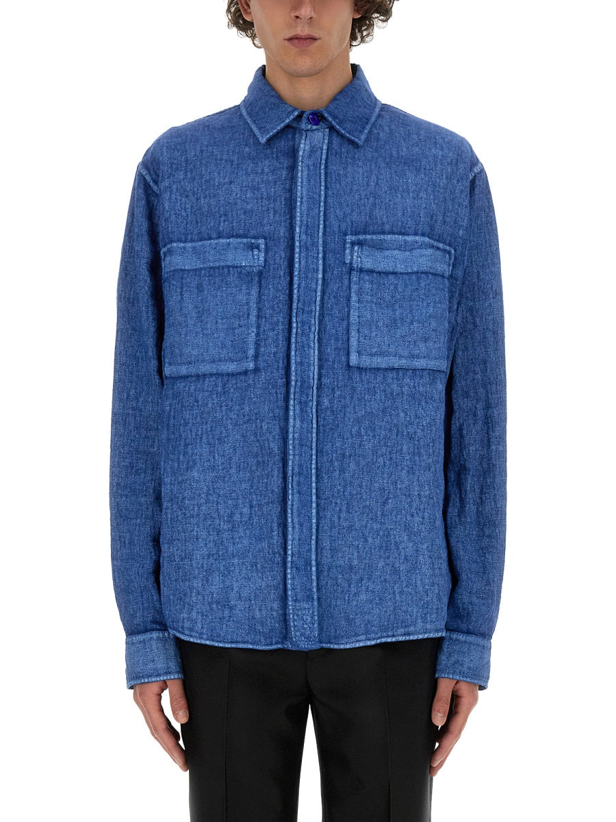 Burberry Men Linen Shirt