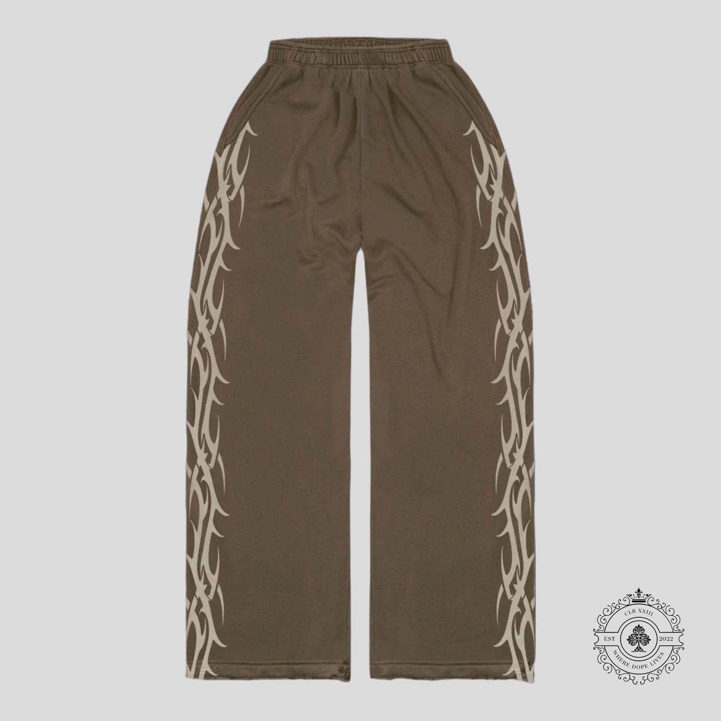 Bravest Studios Tribal Sweatpants in Brown