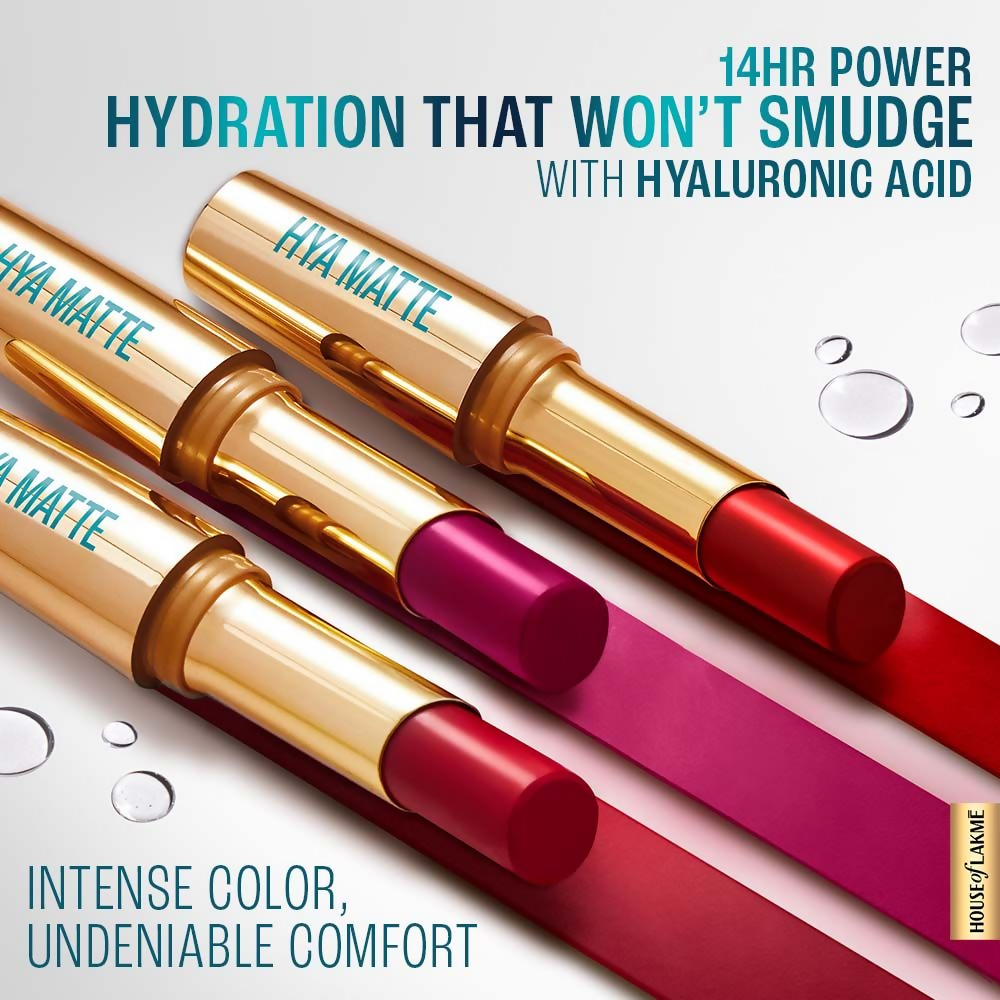 Lakme 9to5 Hya Matte Lipstick - Reliable Red