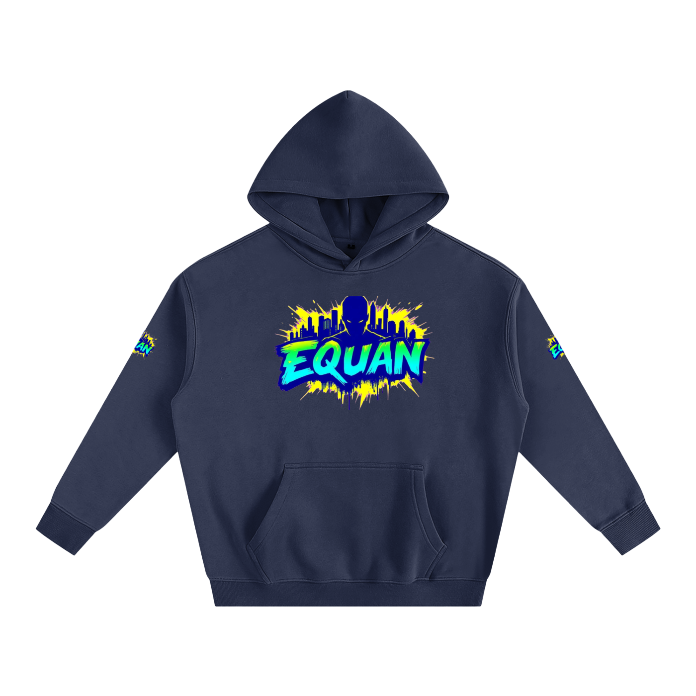 QE Oversize Fleeced Hoodie
