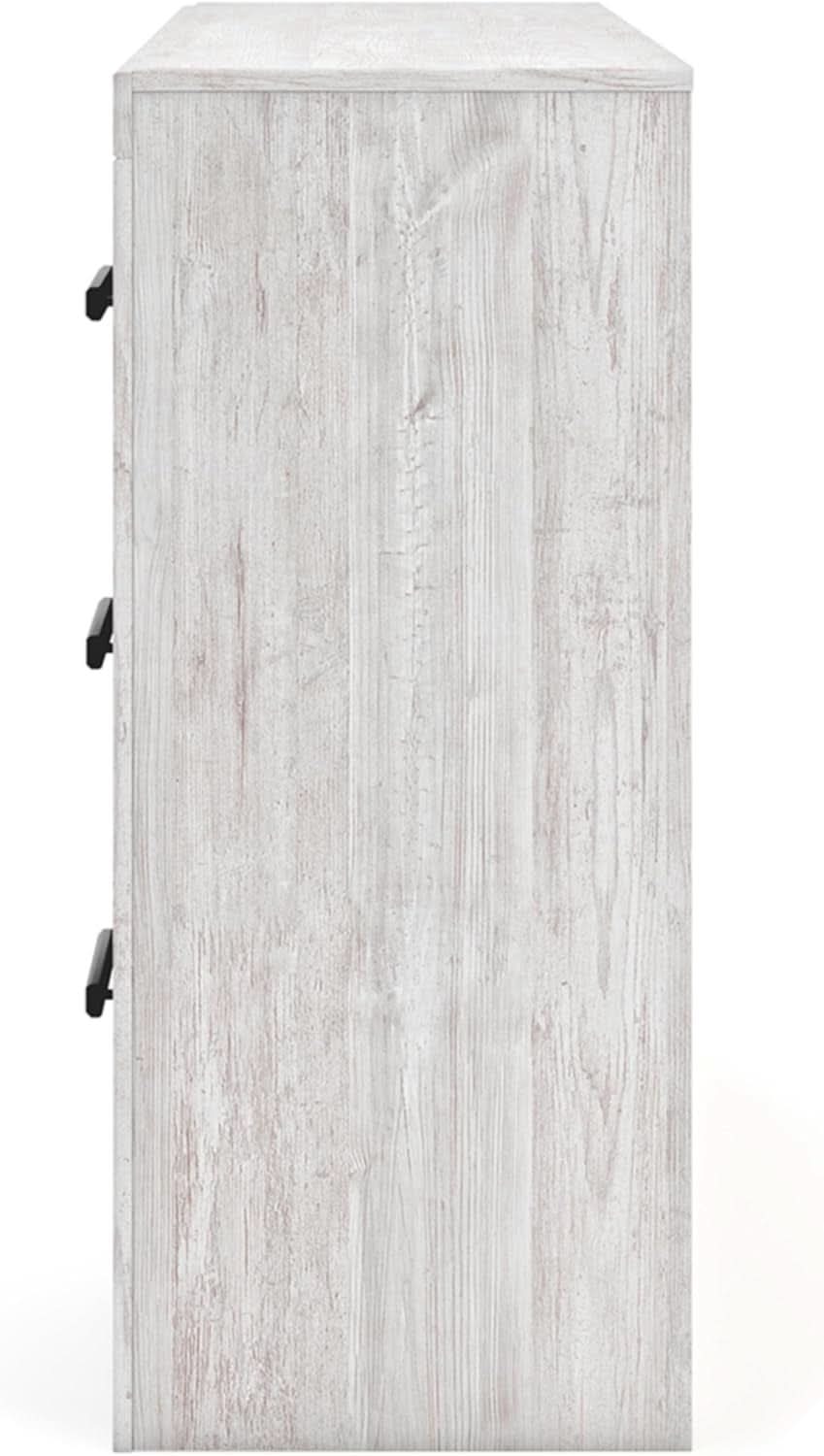 Cayboni Vintage 6 Drawer Dresser With Safety Stop White
