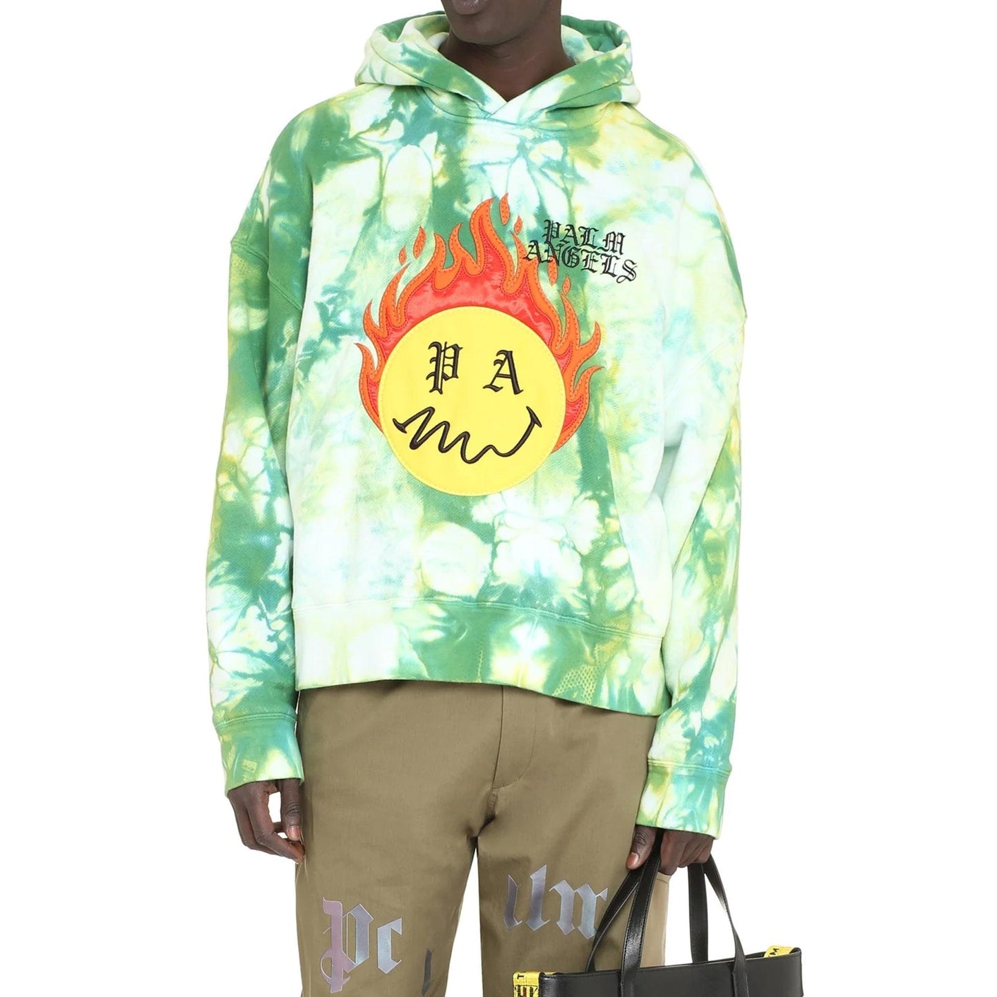 Palm Angels Hoodie Patch Sweatshirt Men