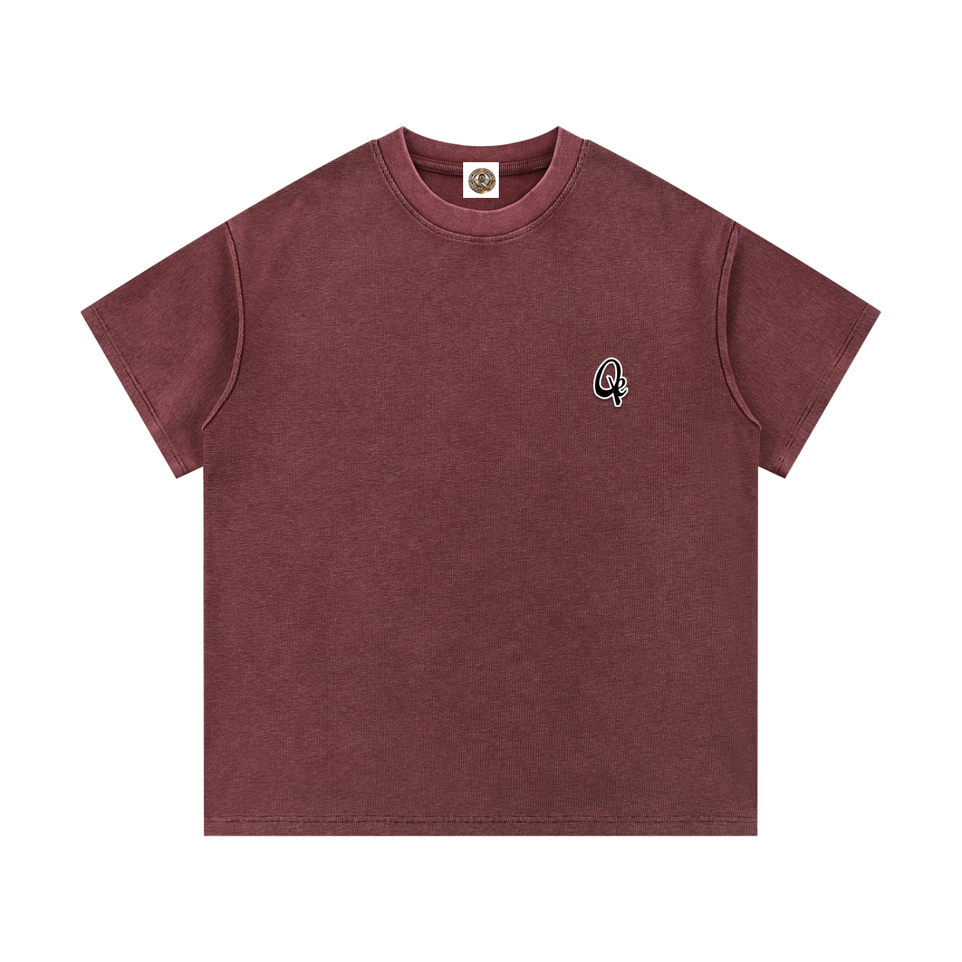 QE Mineral Wash Waffle Knit T-Shirt