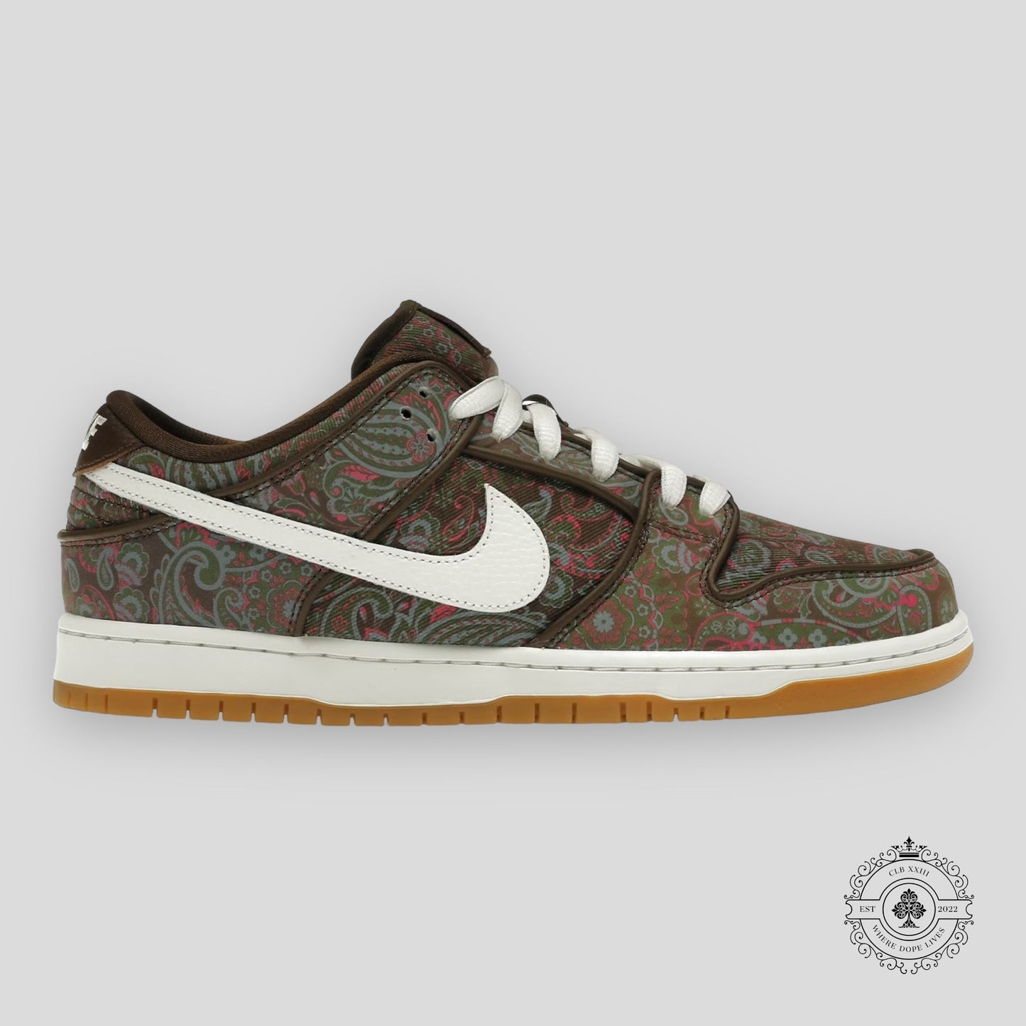 Nike SB Dunk Low Pro Paisley Brown