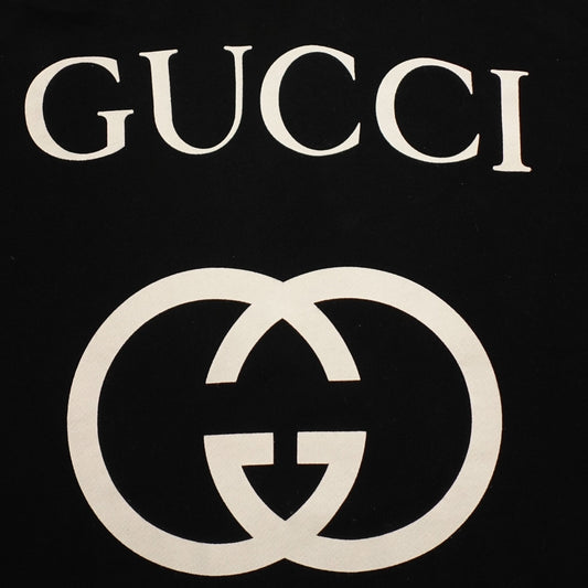 Gucci Interlocking G Oversized Hoodie in Black