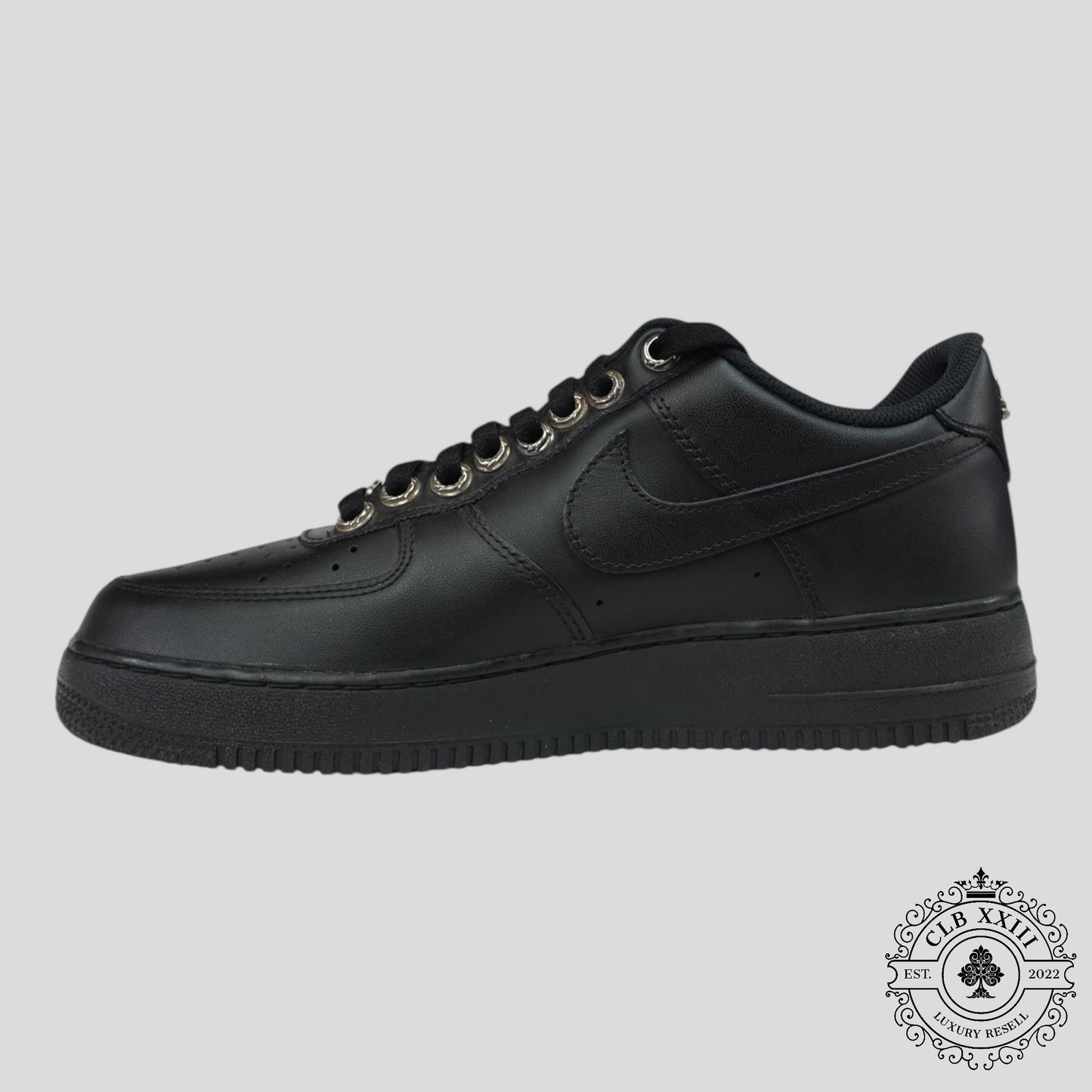 Chrome Hearts Nike Air Force 1 Low in Black