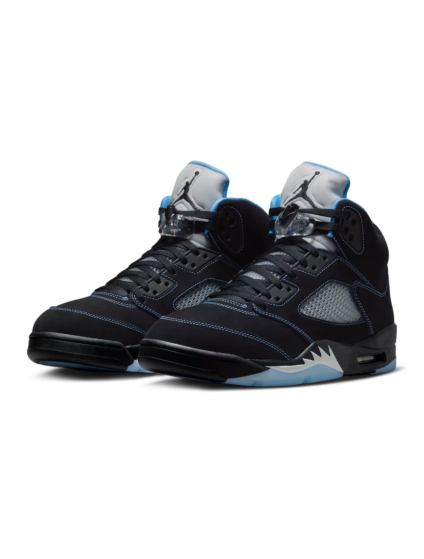 Air Jordan Mens 5 Retro - Black Carolina