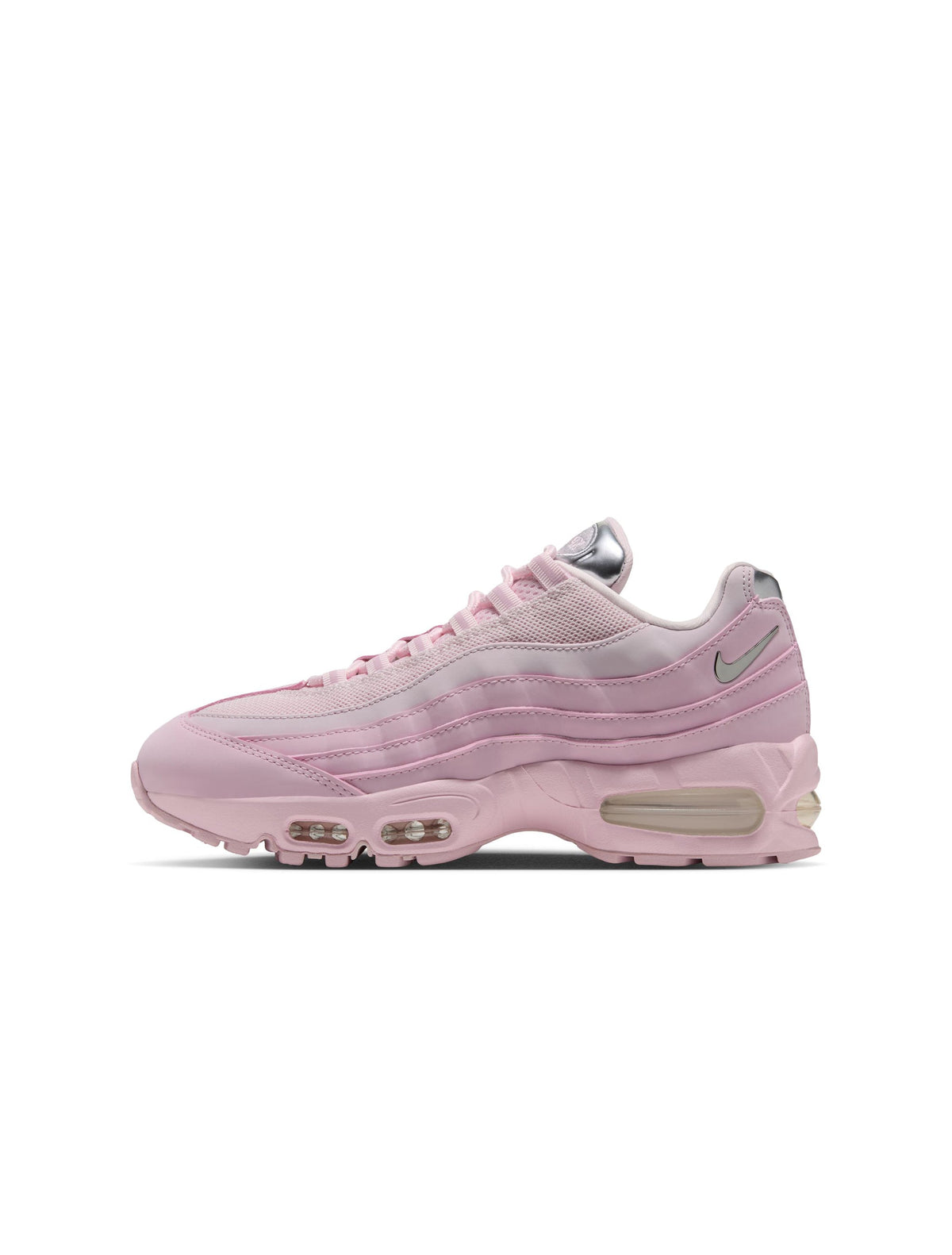 Nike Womens Air Max 95 Big Bubble Chrome - Pink Foam