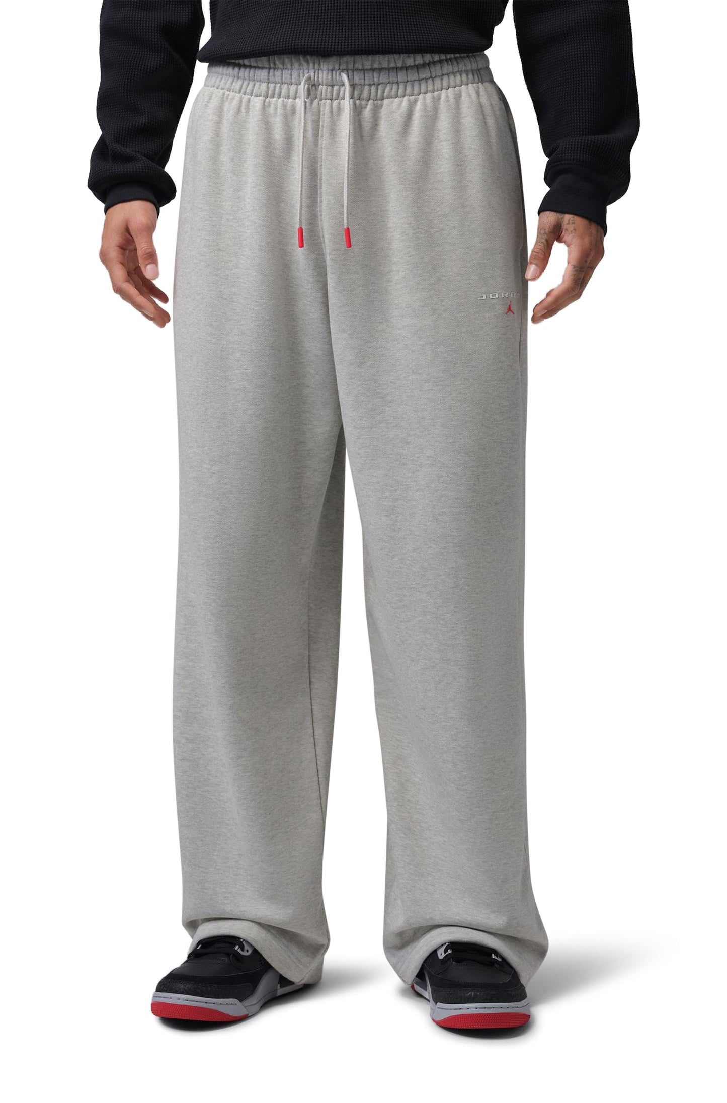 Air Jordan Mens Fleece Pants - Grey Heather