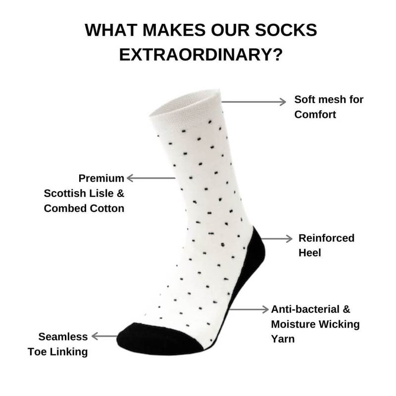 Socksoho Luxury Designer Socks Made With Premium Scottish Lisle Cotton The Gentleman Edition