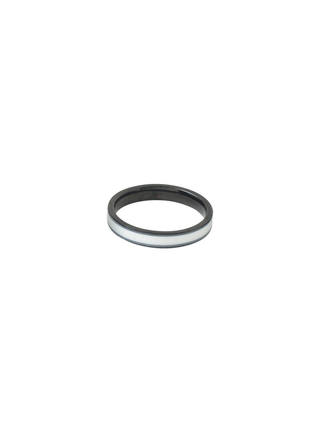 NVR Men's Silver Metal Ring