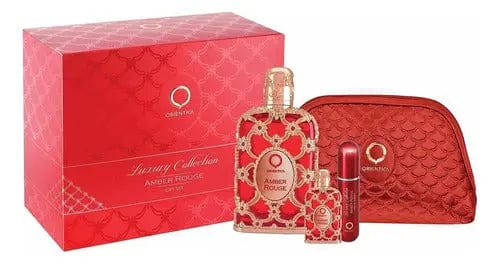Amber Rouge By Orientica Unisex (4pc Gift Set)