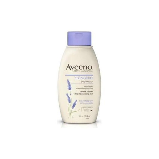 Aveeno Stress Relief Lavender Body Wash - 12 oz