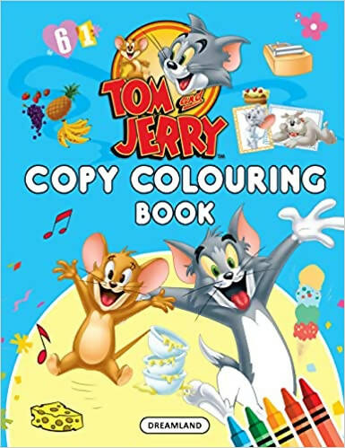 Dreamland Tom and Jerry Copy Colouring Book