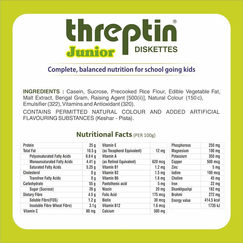 Threptin Junior Diskettes - Kesar Pista