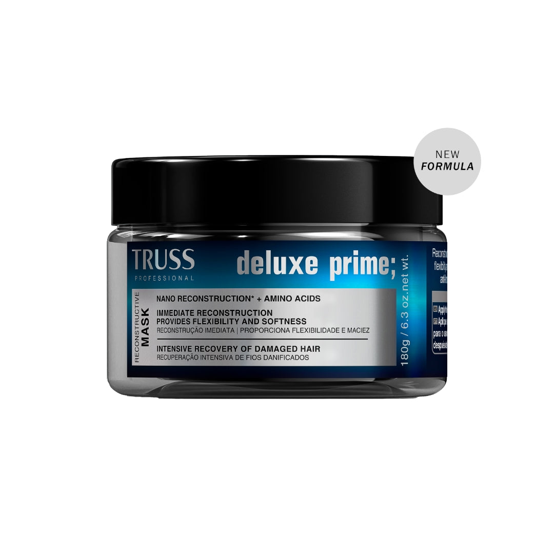 Truss Deluxe Prime+ Deep Conditioning Hair Mask – Anti-Frizz & Anti-Breakage Repair for Dry, Damaged Hair, 6.35 oz