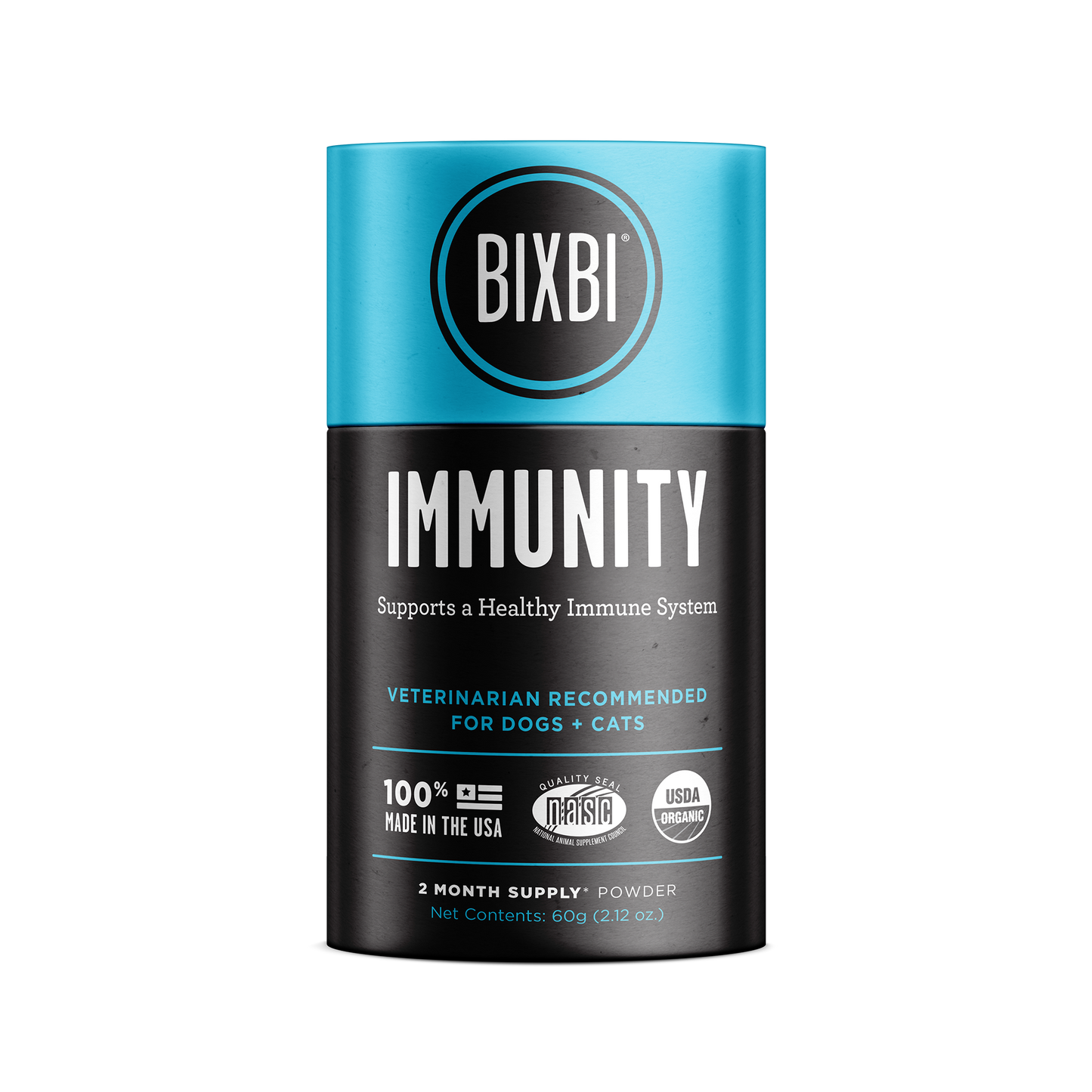 BIXBI Organic Pet Superfood Immunity Dog & Cat Supplement, 2.12 oz