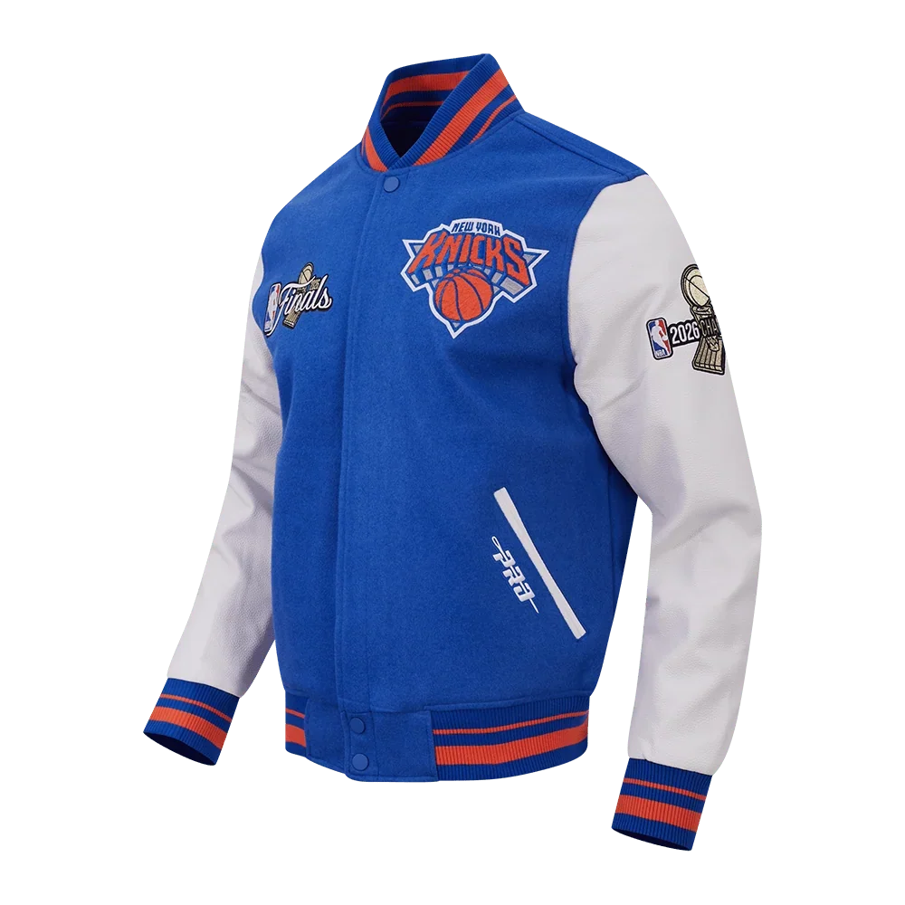 Pro Standard NYK 2026 Champs Varsity Jacket - Blue