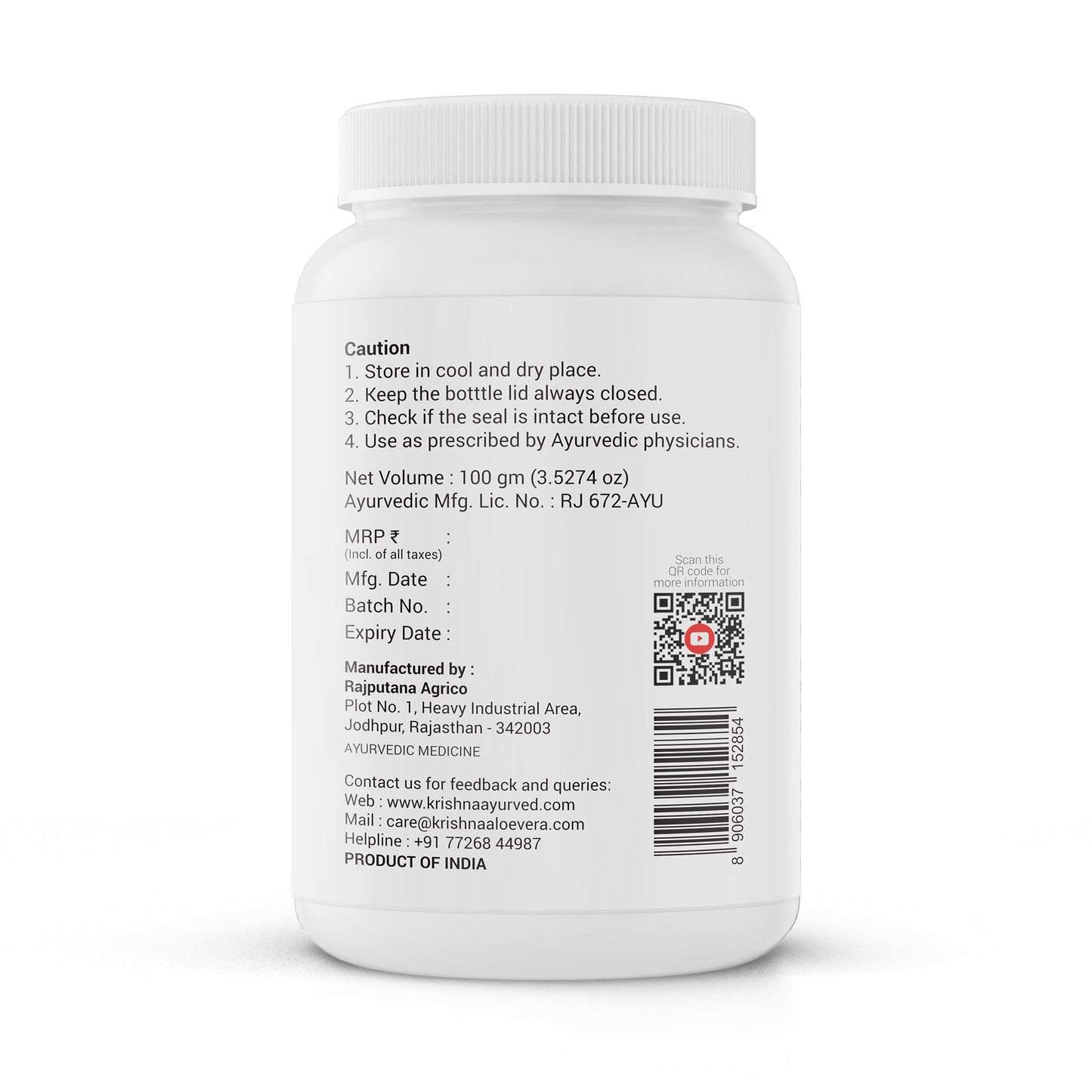 Krishna'S Herbal & Ayurveda Bhringraj Powder