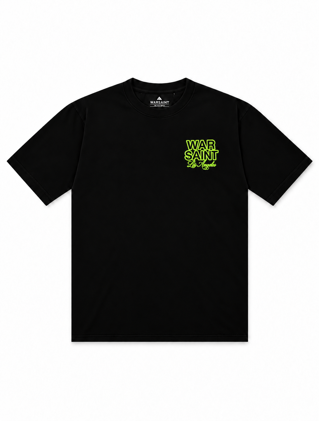 Warsaint Halloween Tee - Black/Neon Green