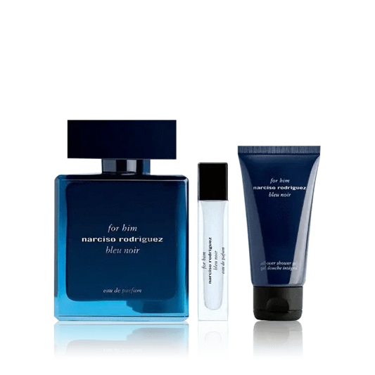 Bleu Noir By Narciso Rodriguez For Him 3.4oz 3pc Gift Set Spray