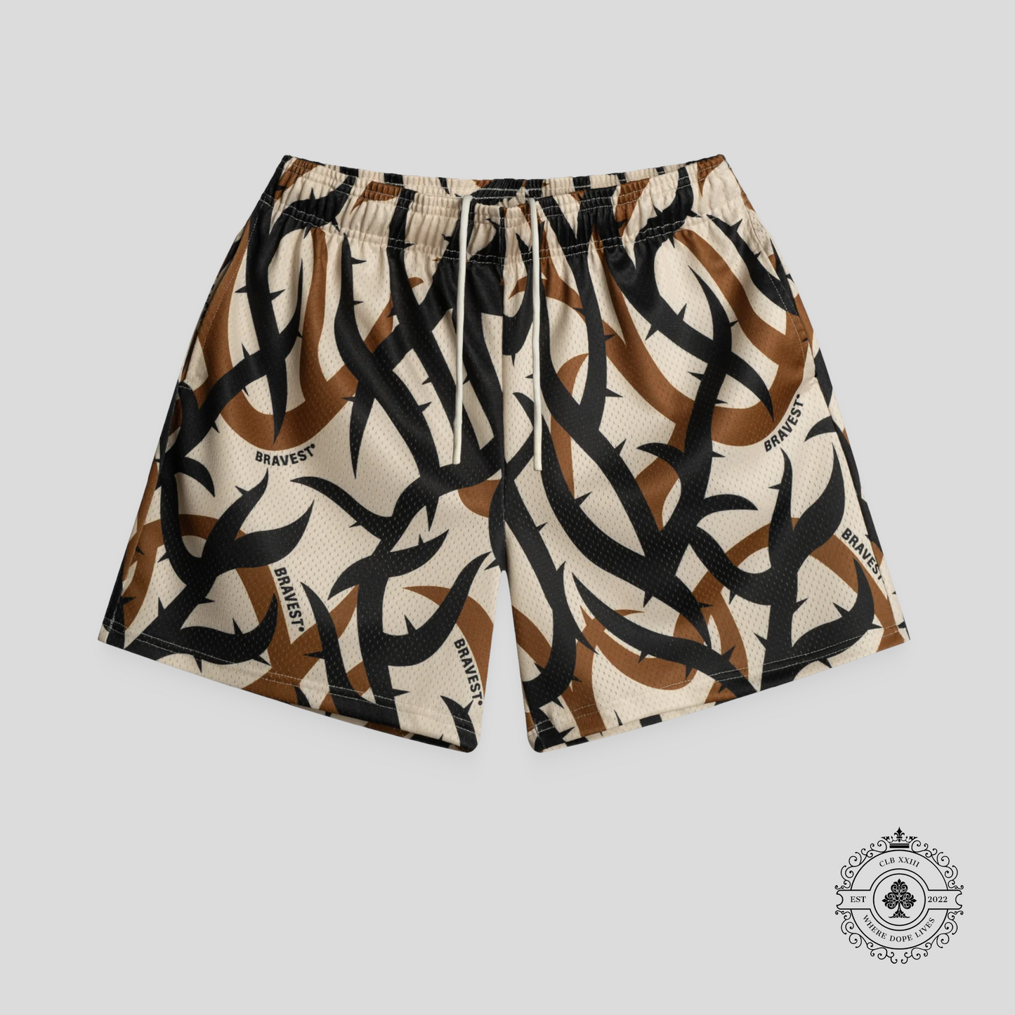 Bravest Studios Thorn Shorts in Brown