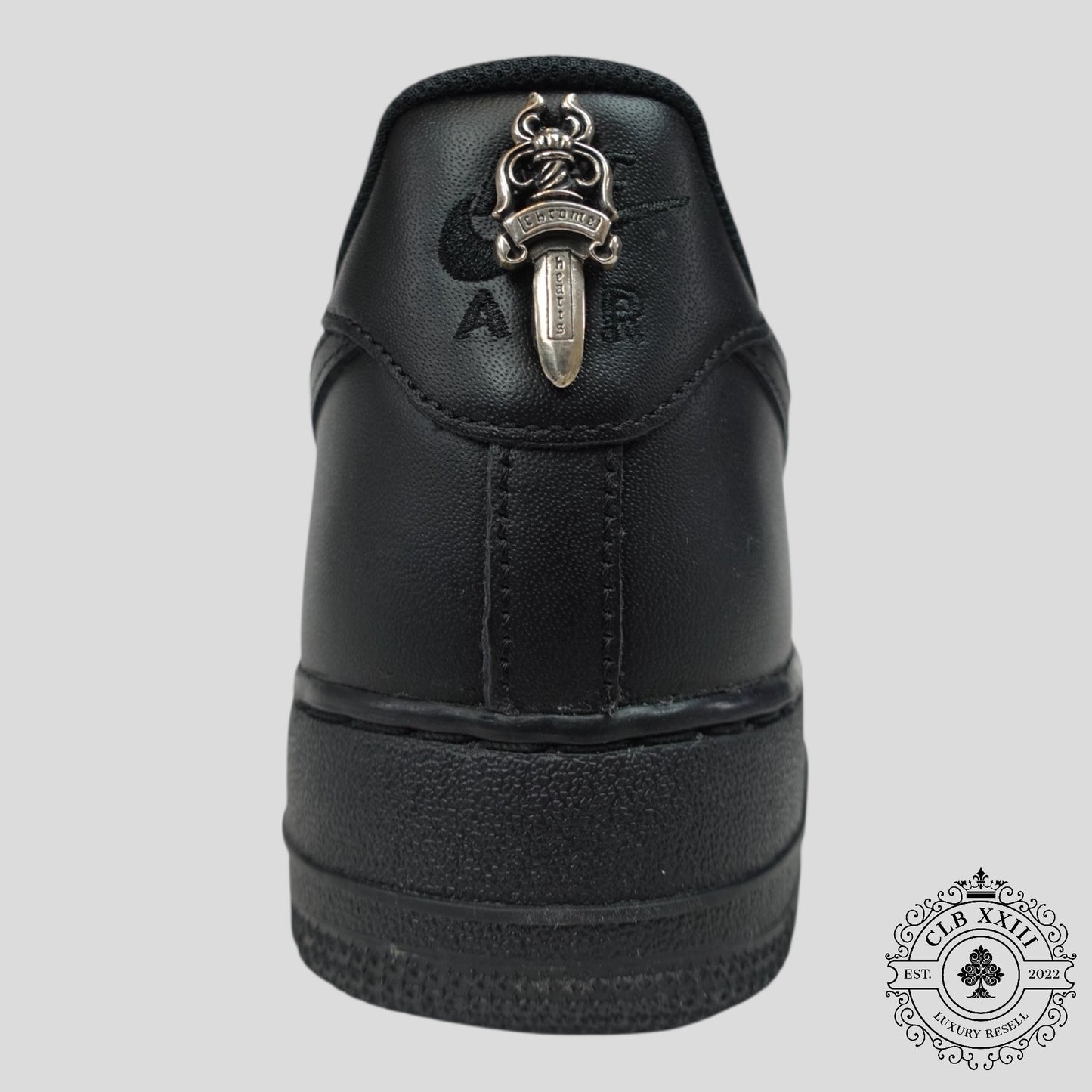 Chrome Hearts Nike Air Force 1 Low in Black