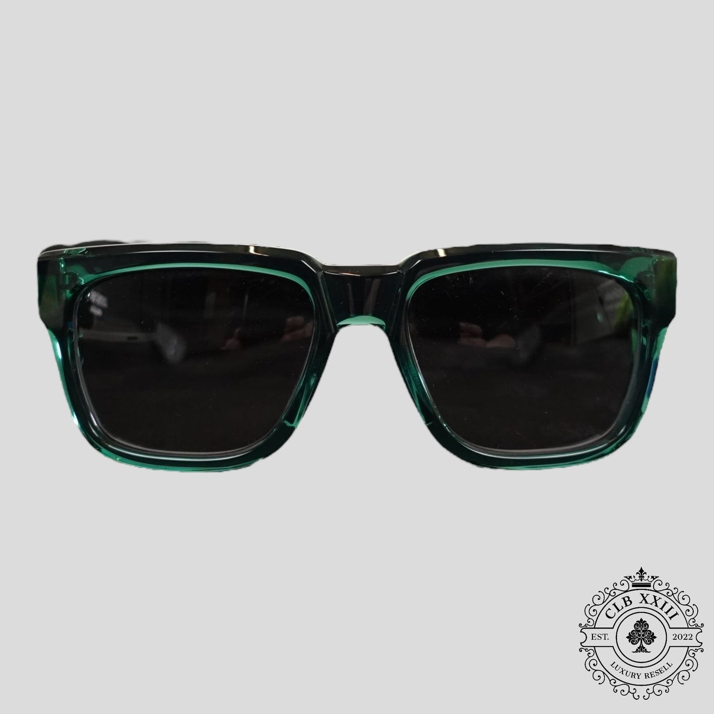 Chrome Hearts Box Officer Sunglasses in Marine