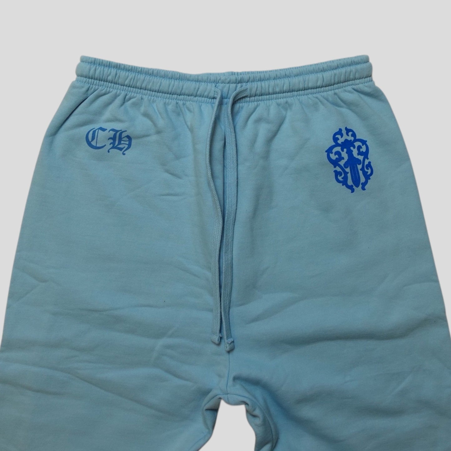 Chrome Hearts Art Basel Vine Dagger Sweatpants in Baby Blue
