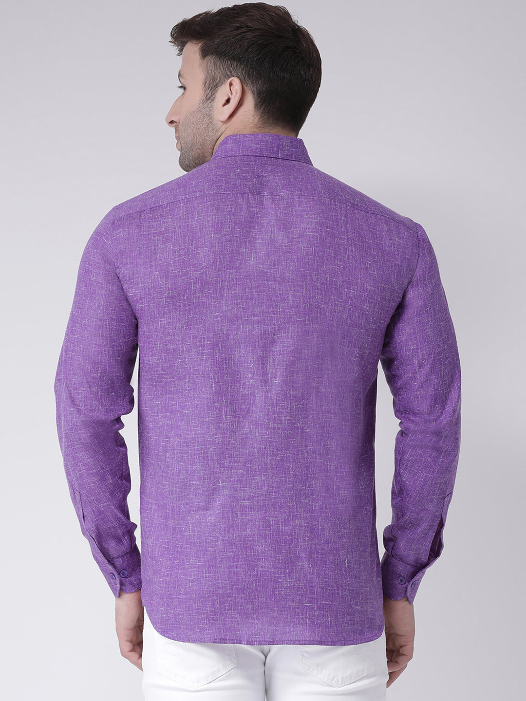 RIAG Purple Men's Full Sleeves Shirt
