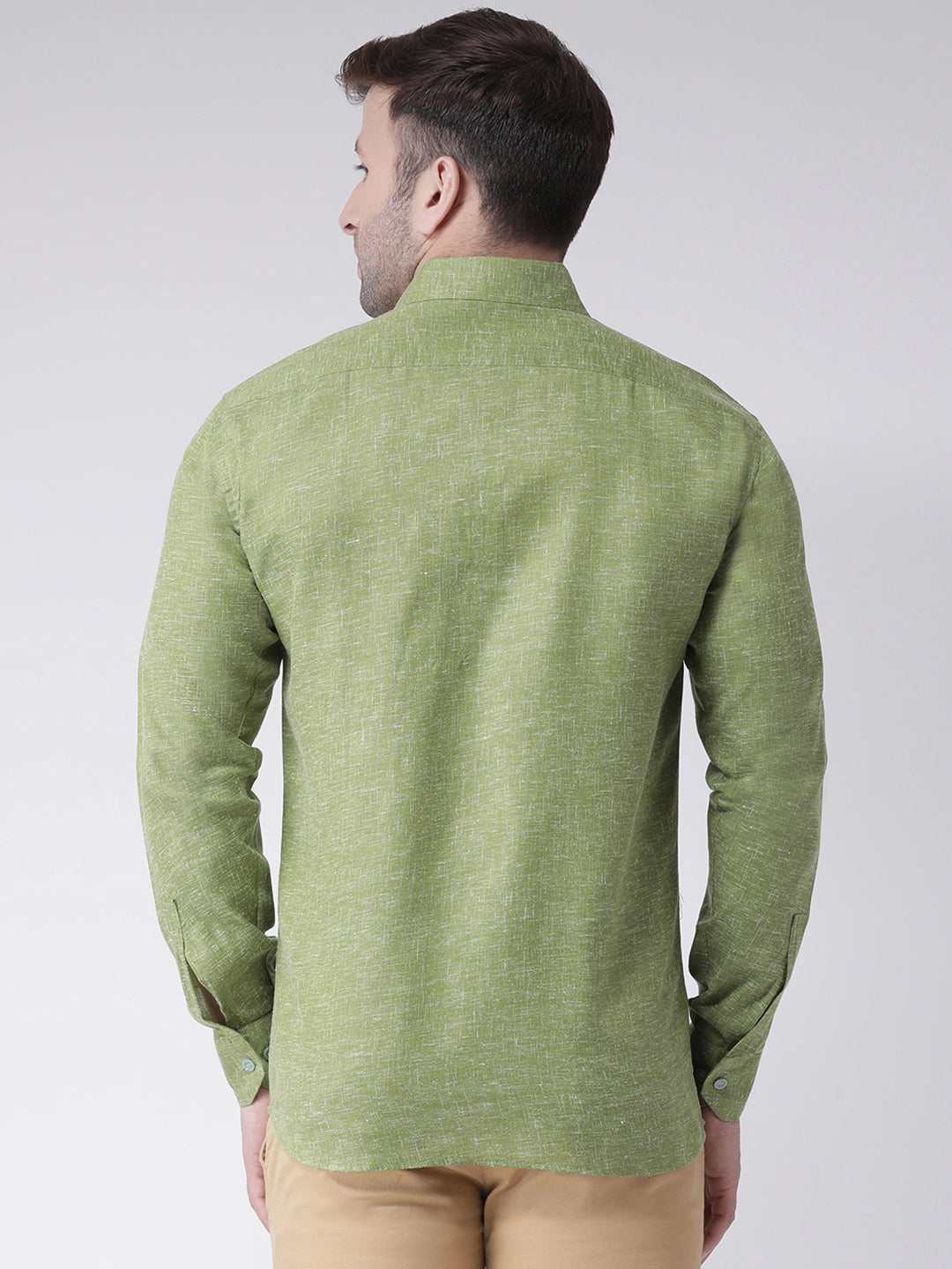RIAG Green Men's Full Sleeves Shirt