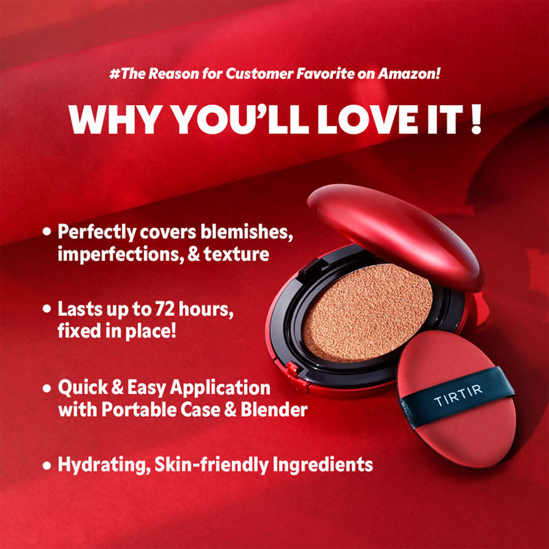 Tirtir Mask Fit Red Mini Cushion Foundation - 17W French Vanilla