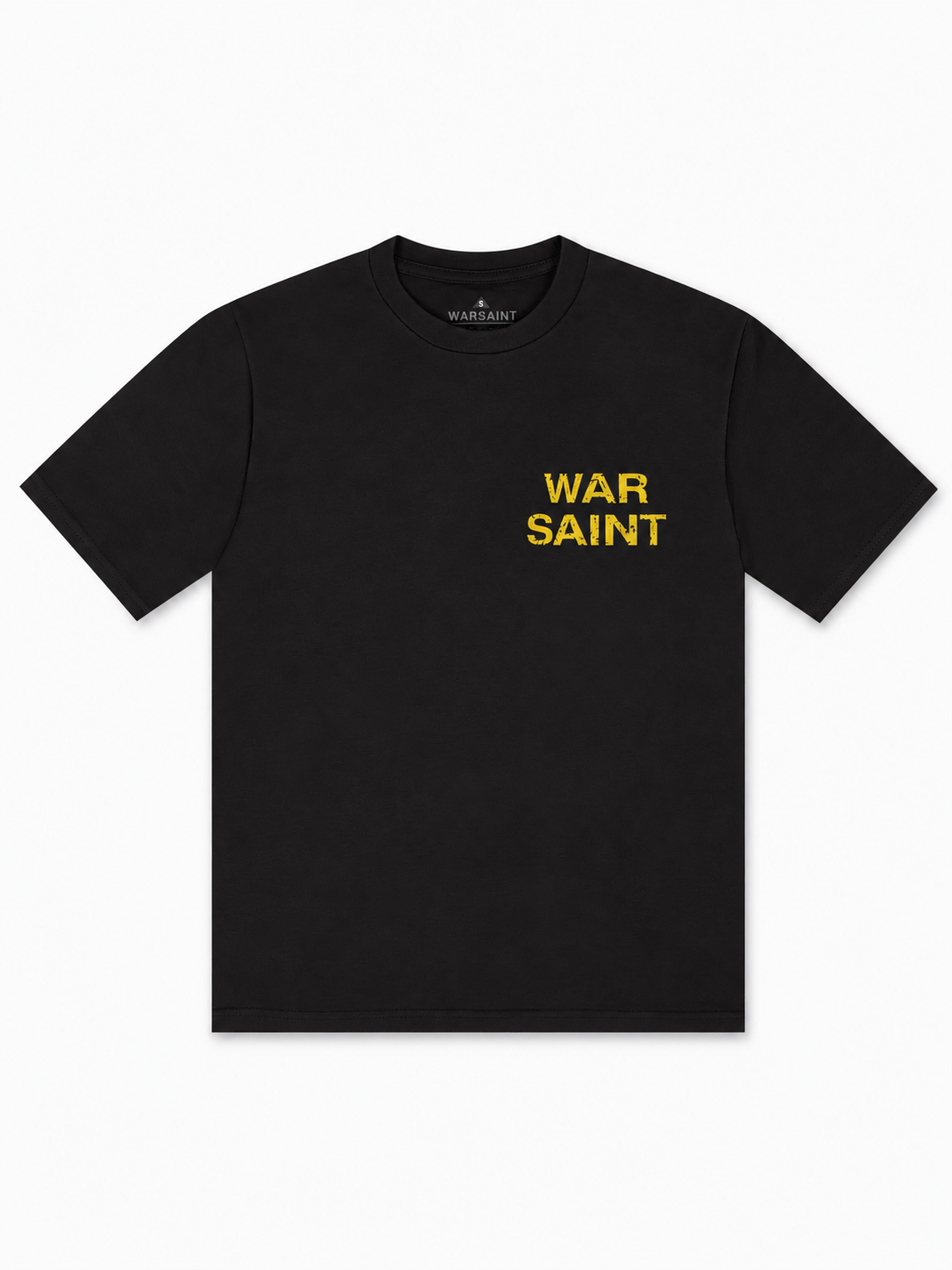 Warsaint LA Script Tee - Black/Taxi Yellow