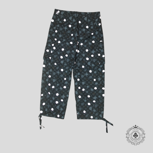 Louis Vuitton x Yayoi Kusama Monogram Painted Dots Cargo Pants in Black