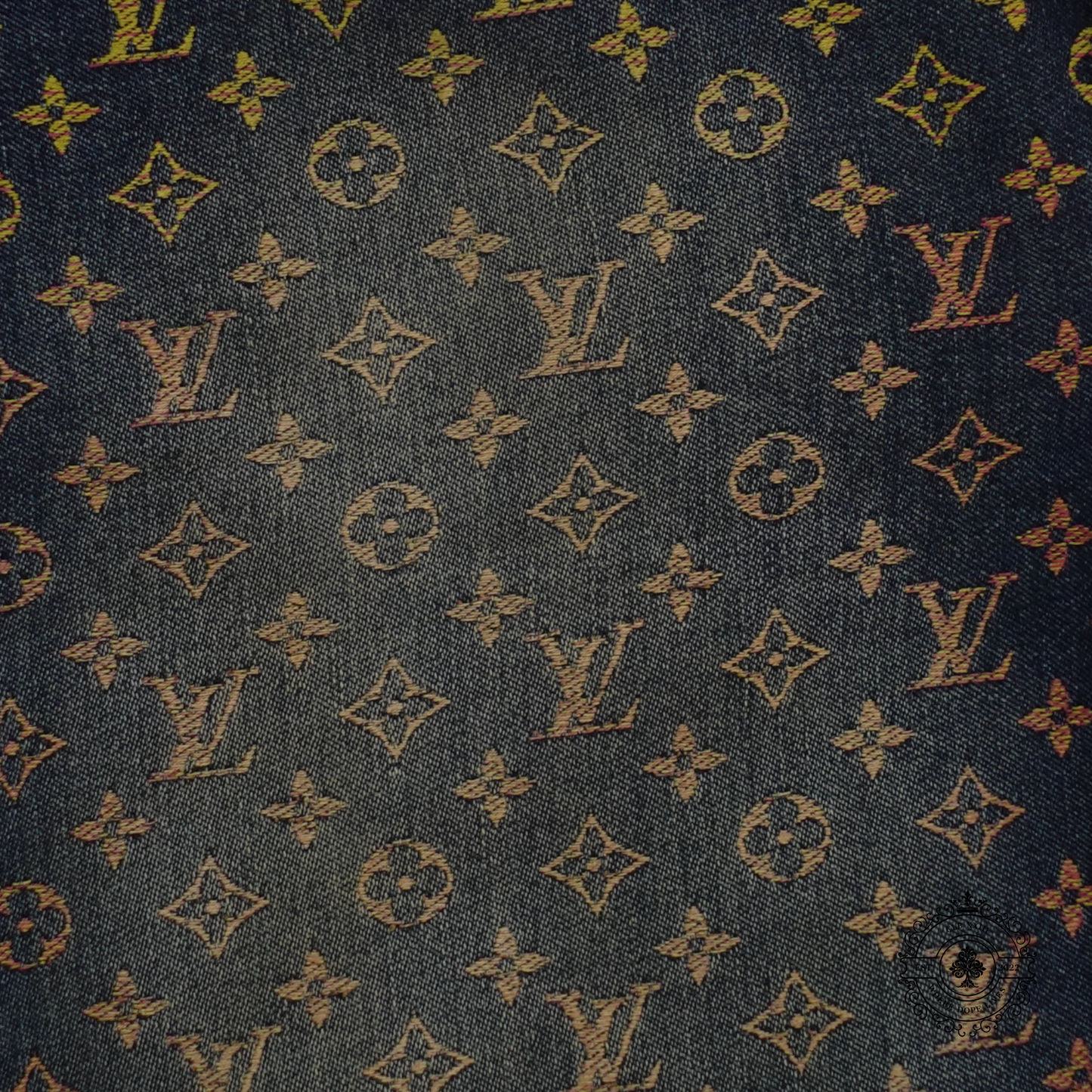 Louis Vuitton Rainbow Monogram Denim Shorts in Dark Wash