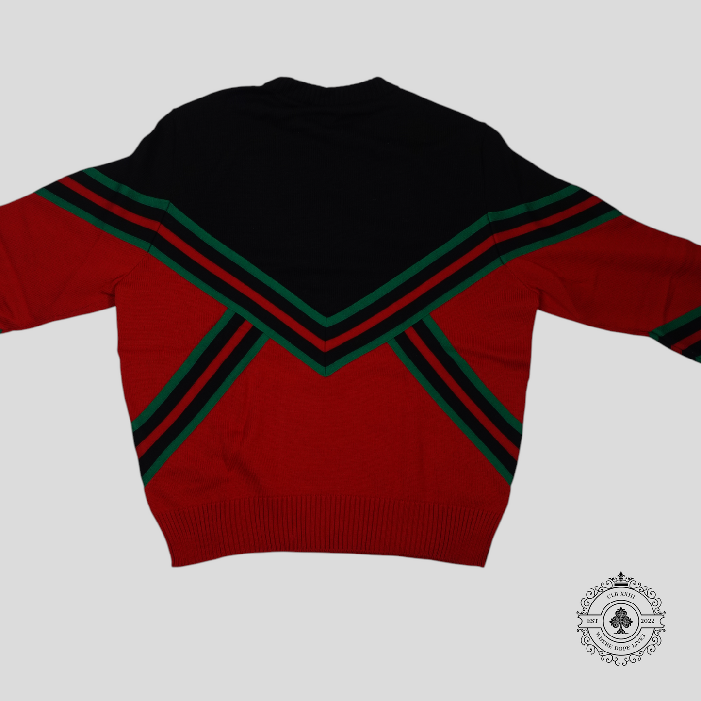 Louis Vuitton LVV Sport Team Crewneck in Black/Red