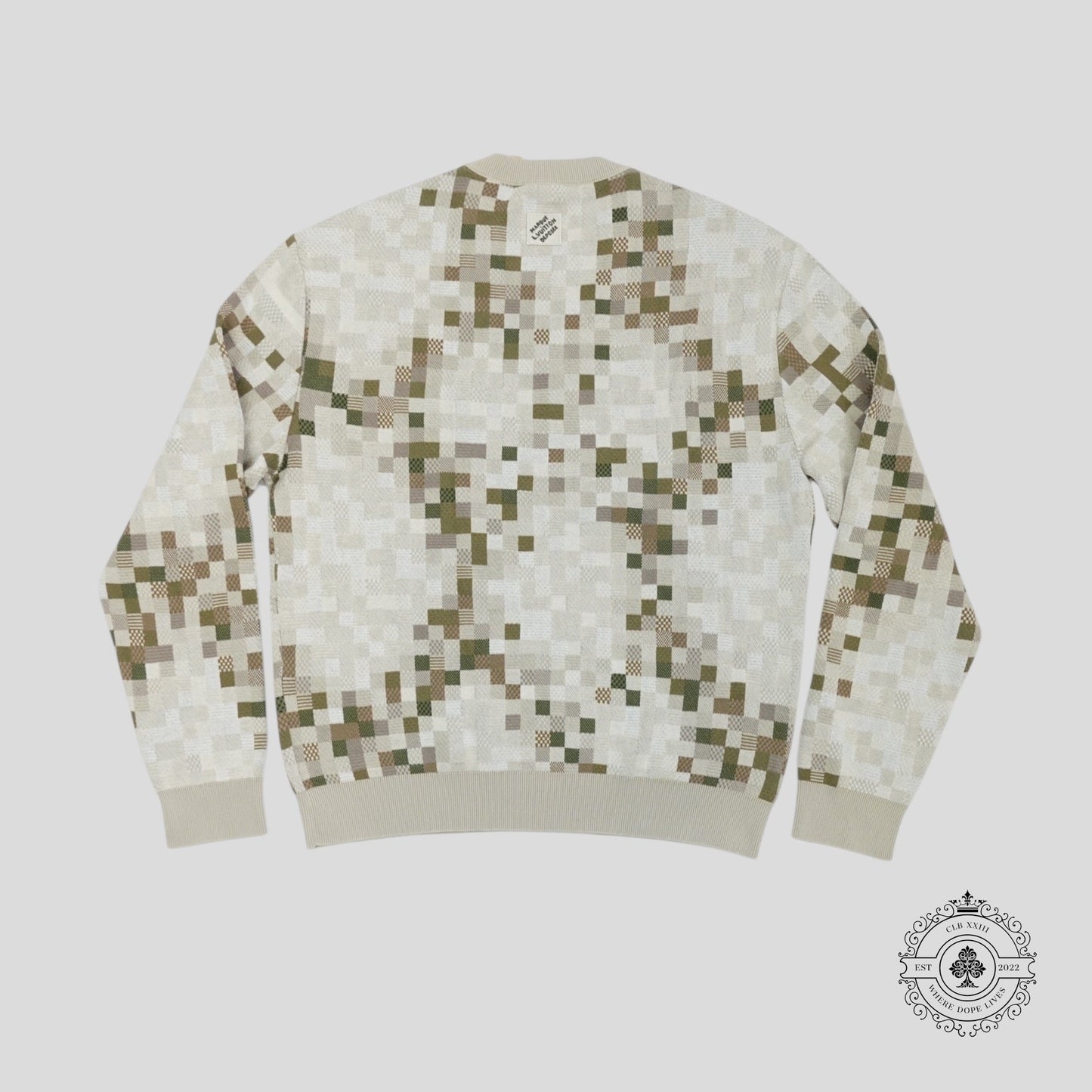 Louis Vuitton Damouflage Graphic Crewneck in Khaki