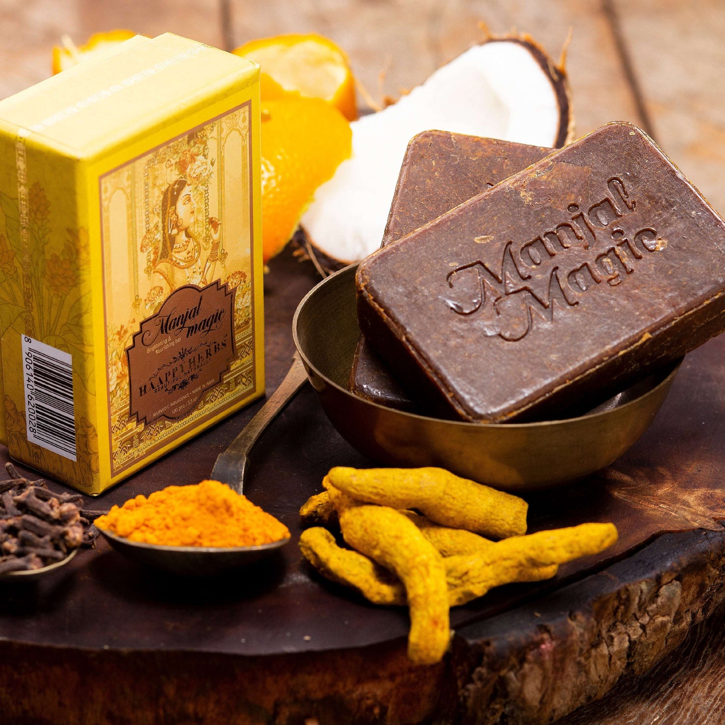Haappyherbs Manjal Magic Luxury Soap Bar - Family Pack