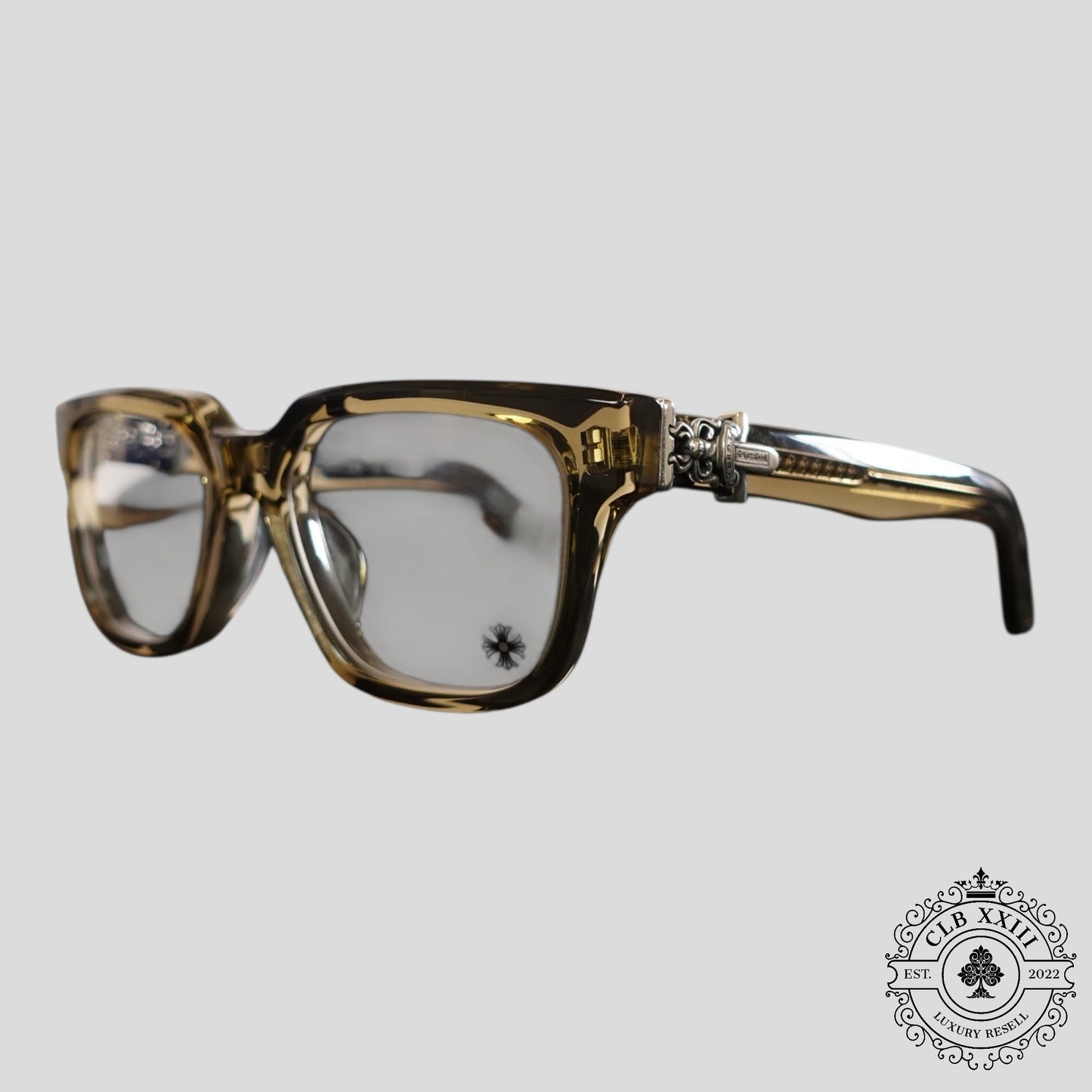 Chrome Hearts Vagillionaire II Glasses in Olive