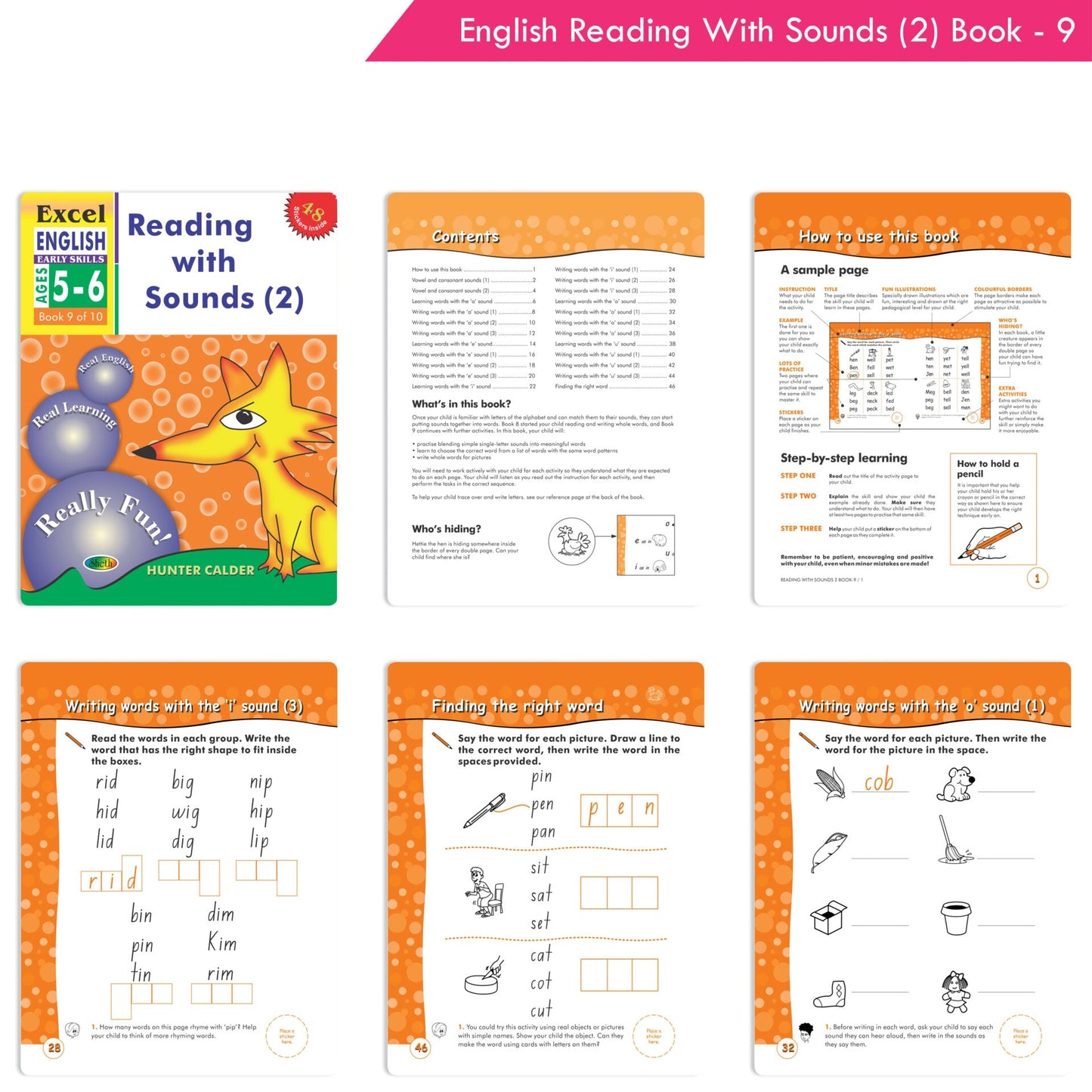 Excel Early Skills English & Maths Books Set of 19| Ages 3-6 Years| Learning Alphabet, Numbers, Patterns etc.